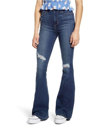 Articles of Society Bridget High Rise Flare Jean - Blue