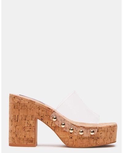 Steve Madden Toula Clear - Brown