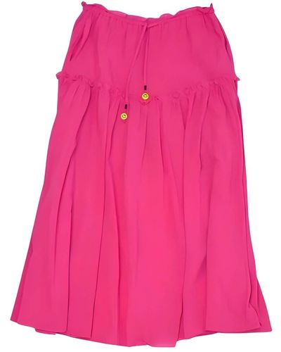 Kerri Rosenthal Vacay Midi Skirt - Pink