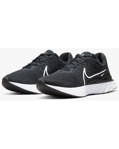 Nike React Infinity 3 Dd3024-001 White Running Shoes Us 6.5 Nr6575 - Black