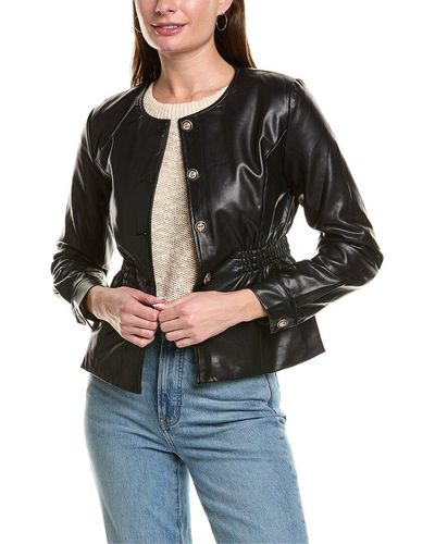 Gracia faux hotsell leather jacket