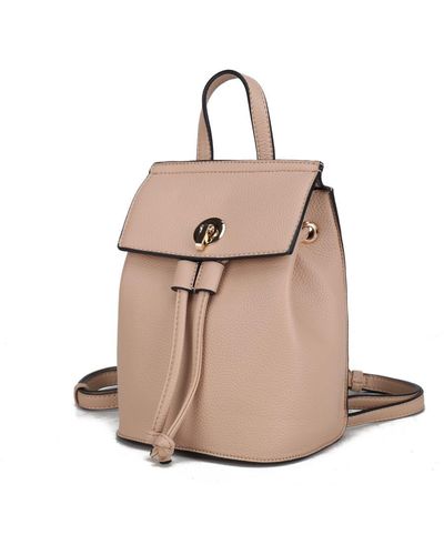 MKF Collection by Mia K Serafina Vegan Leather 's Backpack - Brown