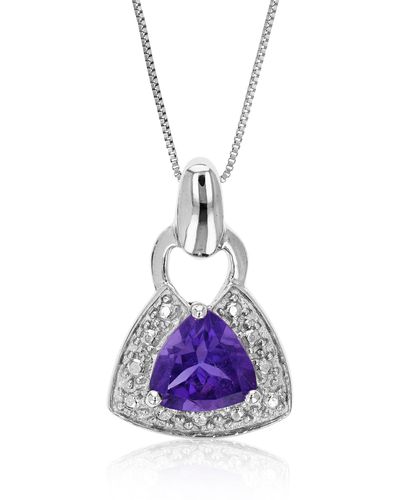 Vir Jewels 0.60 Cttw Pendant Necklace - Purple