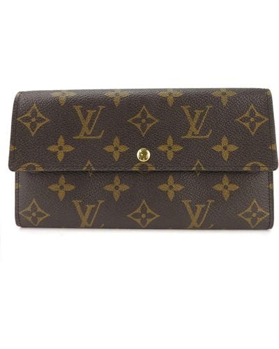 Louis Vuitton Sarah Canvas Wallet (pre-owned) - Brown