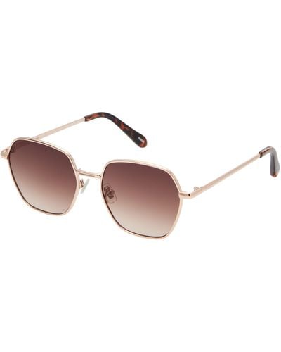 Fossil Square Sunglasses - Pink