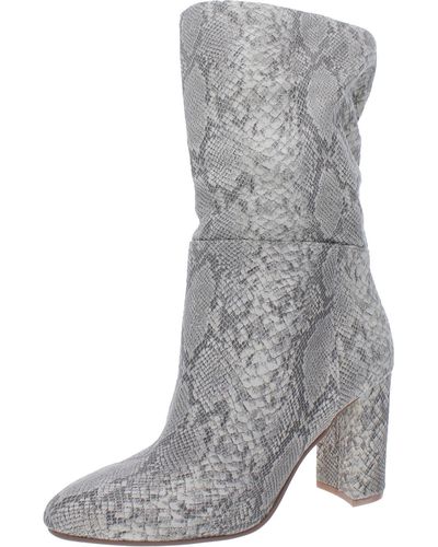 Chinese Laundry Keep Up Suede Slip On Mid-calf Boots - Gray