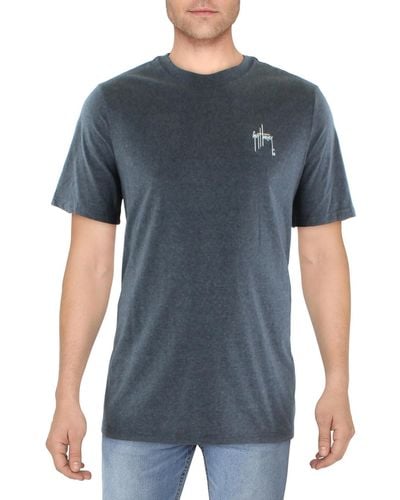 Guy Harvey Logo Crewneck T-shirt - Blue