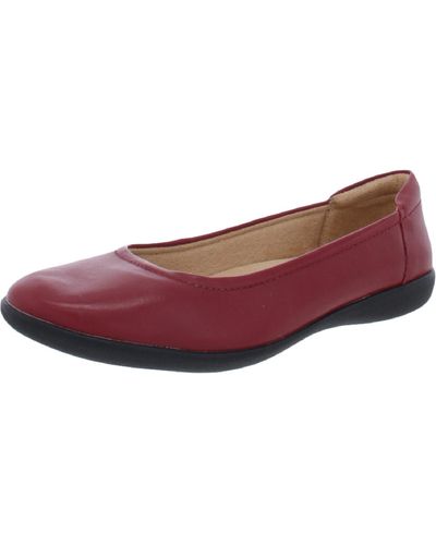 Naturalizer red sale flat shoes