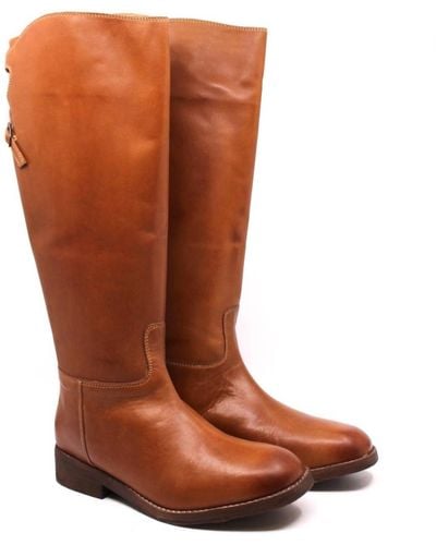 Free People Everly Equestrian Boot Saddle - Brown