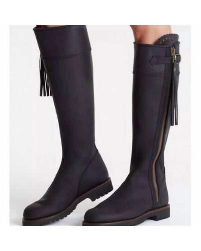 Penelope Chilvers Long Tassel Boot - Black