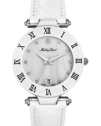Mathey-Tissot Classic Dial Watch - White