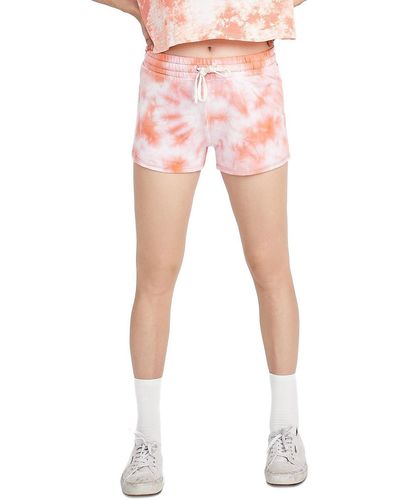 Alternative Apparel Tie Dye Cozy Shorts - Pink