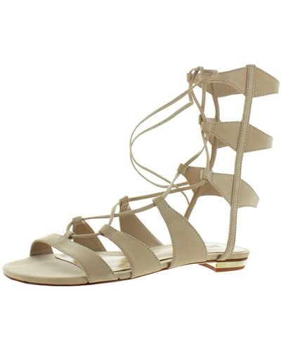 SCHUTZ SHOES Erlina Strappy Lace Up Gladiator Sandals - White