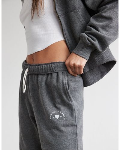 American Eagle Outfitters Ae Fleece baggy jogger - Gray