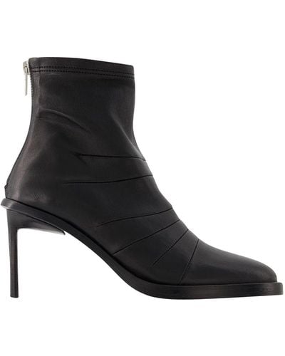 Ann Demeulemeester Hedy Ankle Boots - - Leather - Black