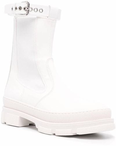 Philosophy Di Lorenzo Serafini Ankle Boots With Strap - White