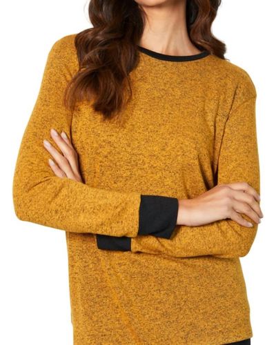 French Kyss Scoop Neck Top - Yellow