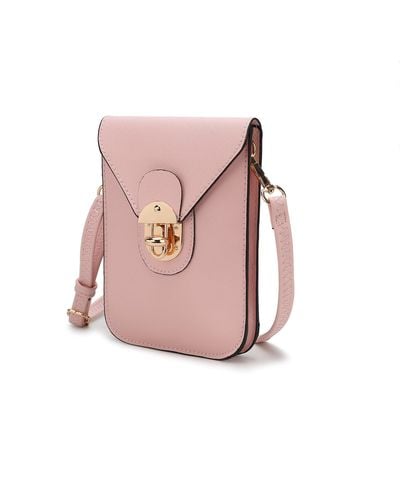 MKF Collection by Mia K Havana Smartphone Crossbody Bag - Pink