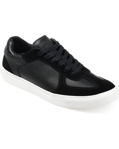Thomas & Vine Gambit Casual Leather Sneaker - Black