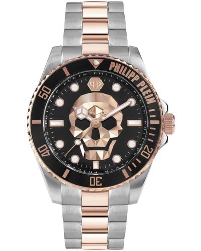 Philipp Plein The $kull Diver Bracelet Watch - Metallic