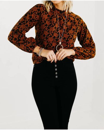 Sophia Ruffled Sleeve Top THML