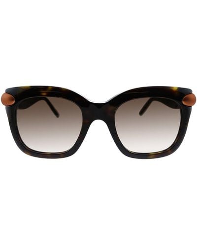 Pomellato Pm0030s 002 Square Sunglasses - Black