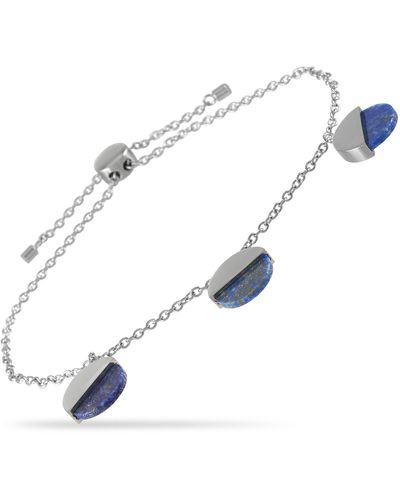 Calvin Klein Spicy Stainless Steel Lapis Lazuli Bracelet - Blue