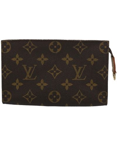 Louis Vuitton Bucket Canvas Clutch Bag (pre-owned) - Black