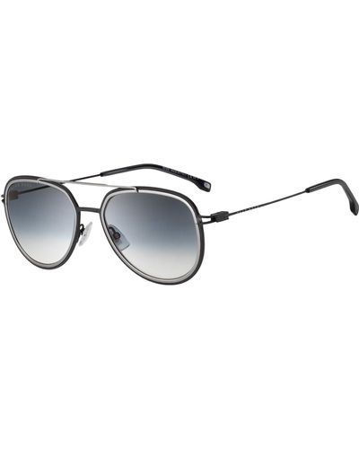 BOSS 1193/s 1v 0284 Aviator Sunglasses - Black