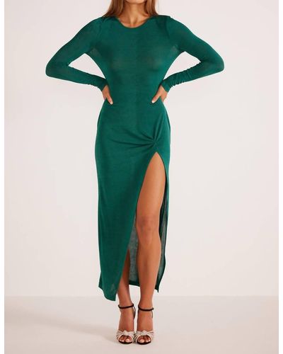 MINKPINK Alessia Midi Dress - Green