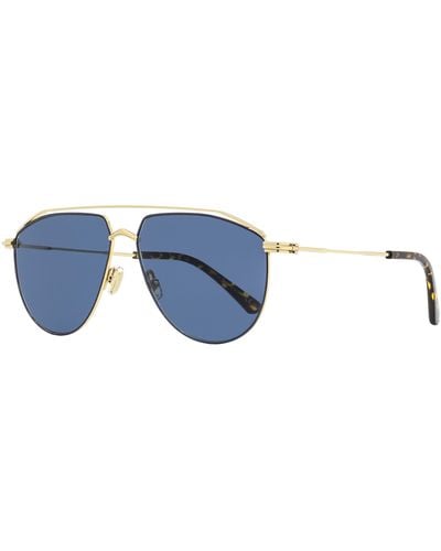 Jimmy Choo Aviator Sunglasses Lex Gold/havana 59mm - Black