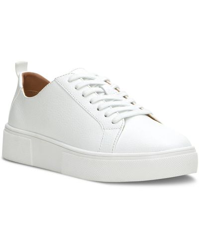 Lucky Brand Zamilio Leather Casual And Fashion Sneakers - White