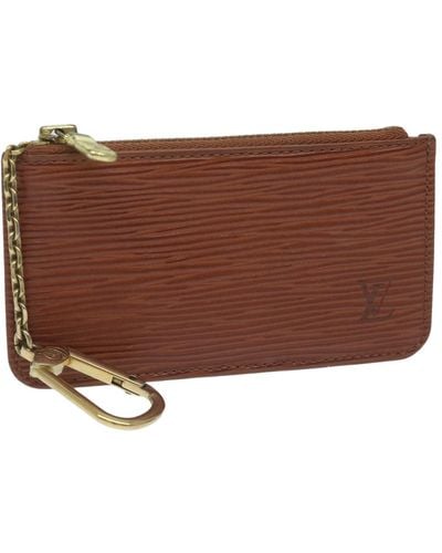 Louis Vuitton Pochette Clés Leather Wallet (pre-owned) - Brown