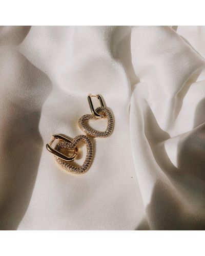 Maeve Love Splendor Earrings - Metallic