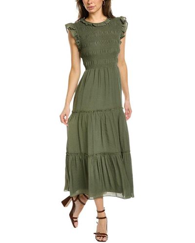 Nanette Lepore Caribbean Midi Dress - Green
