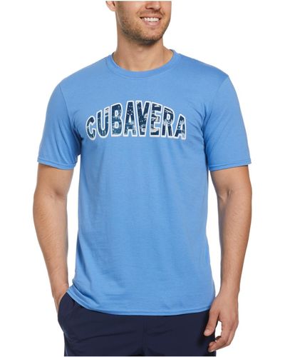 Cubavera Cotton Logo T-shirt - Blue