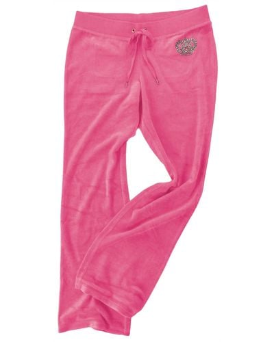 Juicy Couture Velour Del Rey Pant - Pink