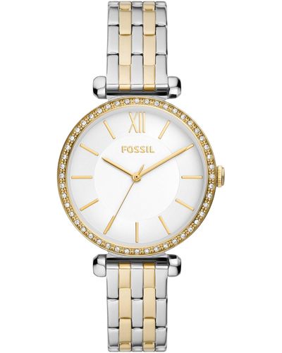 Fossil Tillie Three-hand, Gold-tone Stainless Steel Watch - Metallic