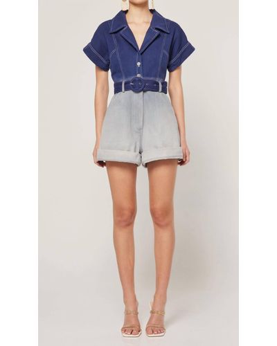 Elliatt Leto Playsuit - Blue