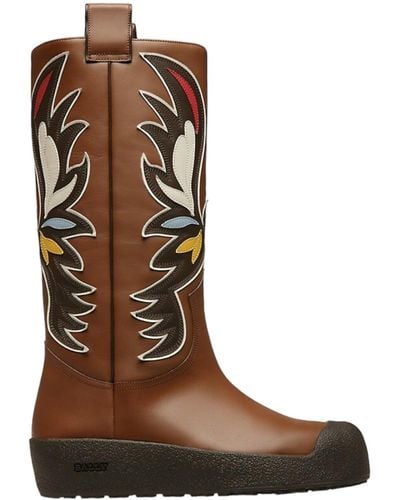 Bally Chambery 6302968 Leather Knee-high Boots - Brown