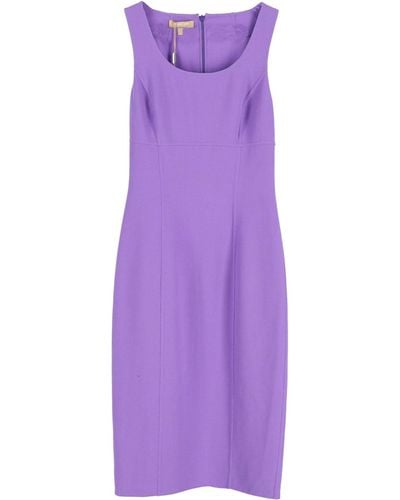 Michael Kors Sleeveless Shift Dress - Purple