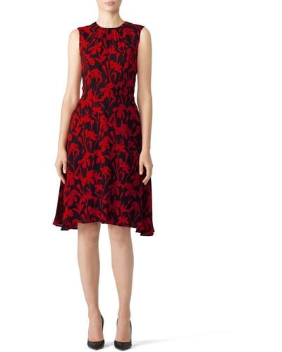 MILLY Anna Dress - Red