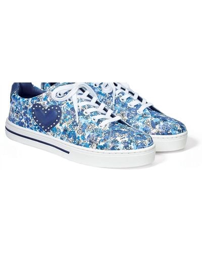 Brighton Flora Sneakers - Blue