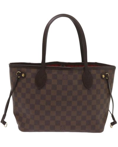 Louis Vuitton Neverfull Pm Canvas Tote Bag (pre-owned) - Brown