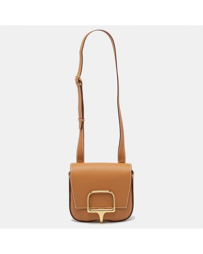 Hermès Gold Epsom Leather Della Cavalleria Mini Bag - Brown