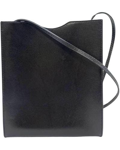 Hermès Onimetou Leather Shoulder Bag (pre-owned) - Black