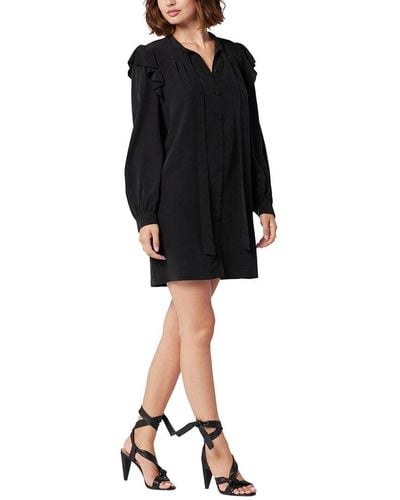 Joie Eloise Dress Silk Mini Dress - Black