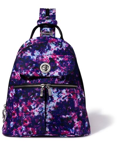 Baggallini Naples Convertible Sling Backpack - Purple