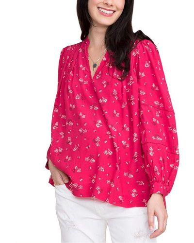 HATCH The Joselyn Blouse - Pink