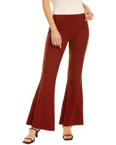 Chaser Brand Pull-on Wide Leg Trouser - Brown